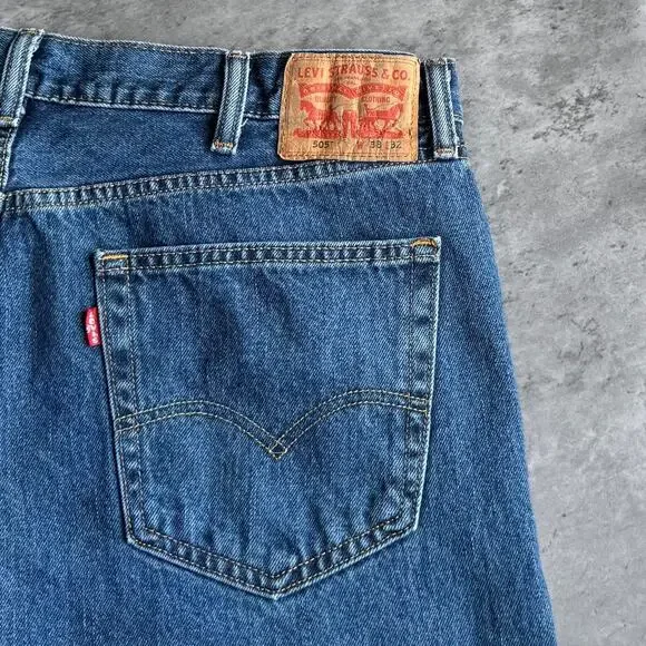 Vintage Y2K Levi’s 505 Skater Grunge Cyber Streetwear Denim Jeans - Picture 3 of 3